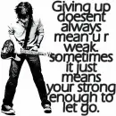 giving Up...
