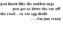i'm just crazy