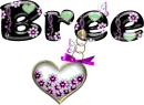 Green & Pink btrfly, Bree