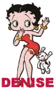 Denise with Betty Boop