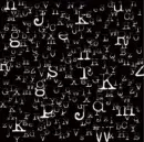 black letters