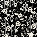 black flowers