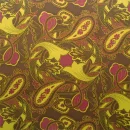 yellow paisley