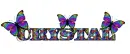 Crystal butterflies