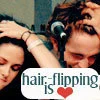 Hair flipping