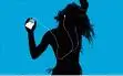 girl ipod dancer