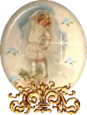 Cute angel Globe