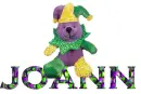 MARDI GRAS TEDDY BEAR: JOANN