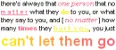 cant let them go