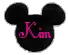 mickey with kim on it