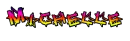 Michelle rainbow text