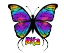 Rita rainbow butterfly