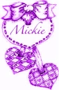  mickie's purple country heart