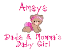 Amaya Dada & Momma's Baby Girl