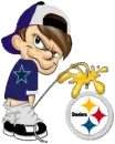 Dallas pee'ing on Steelers
