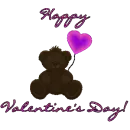 Happy valentines day bear