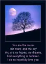 You Are The Moon