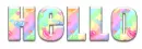 rainbow hearts