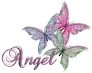 Sparkled Trio Butterflies - Angel