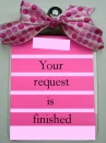 your request is finished
