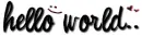 Hello World