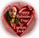 Capt Jack Happy Valentine's Day 