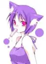 Purple neko girl