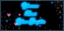 hearts on black background