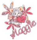 Geared Up Cat - Cat Hugs, Maggie