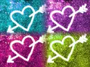 colorful hearts!