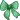 Mini green bow