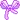 Mini purple bow