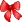 Mini red bow