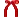 Mini red bow