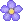 Mini blue flower