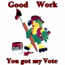 Artist Parrot Good work