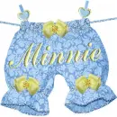 BLUE BLOOMERS: MINNIE