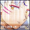 do i look like i care sesshomaru