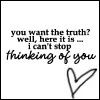 I can't stop thinking of you
