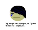 My Bangs Hide......