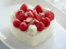 Strawberry Heart Cake