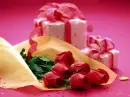 Valentine roses n presants