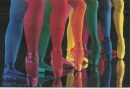 Rainbow Ballet Shoes With Matching Tights
