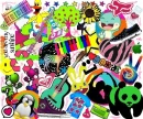 Colourful collage