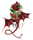 Dragon with Rose Kat