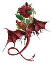 Dragon with Rose Welcome