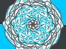 Blue and Grey Flower