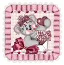 Valentine Creddy Teddy w/ Nikki Name