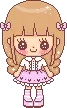 LIL KAWAII GIRL IN PURPLE