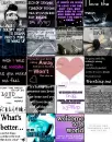 Sad icon collage